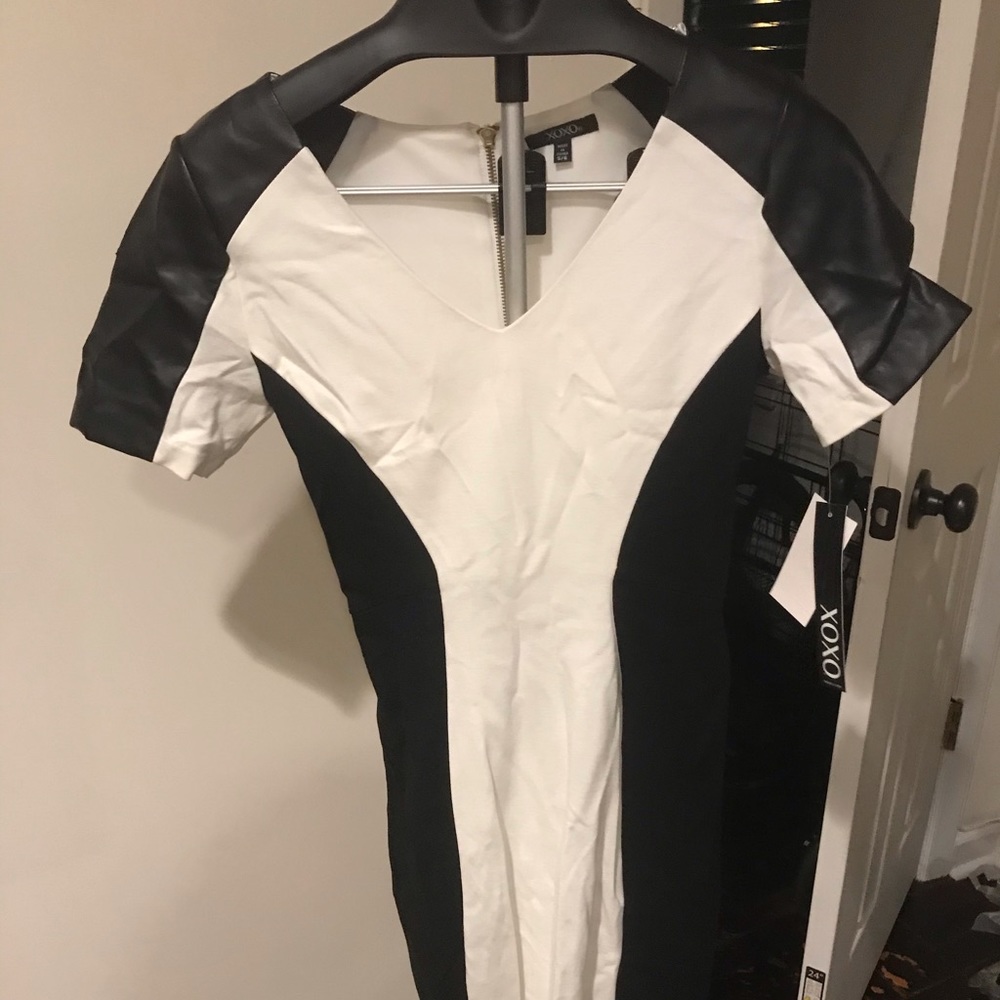 XOX LO Black and White Dress